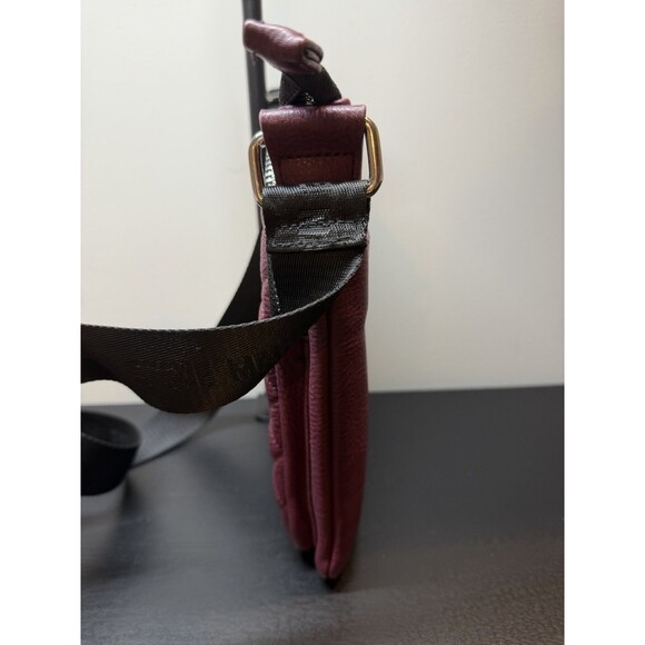 Steve Madden Quilted Faux Leather Crossbody Bag Purple Purse - Picture 7 of 13